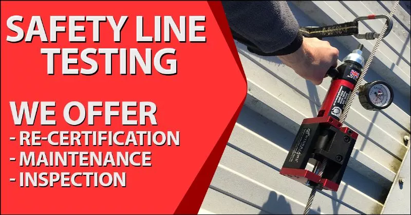 Safety Line Testing Northwich Industrial Roofing - Northwich, Cheshire